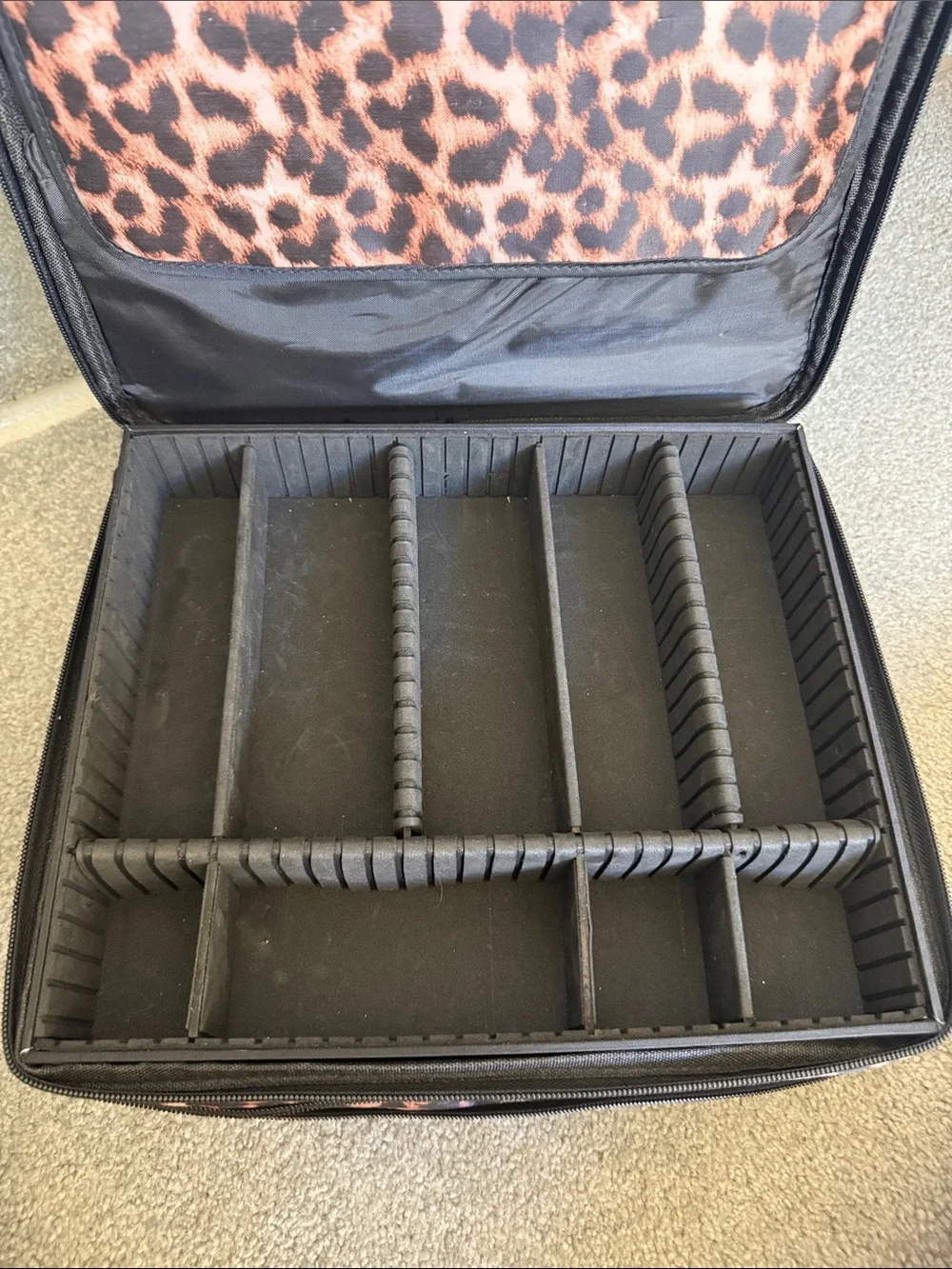 Joy Mangano Leopard Print Jewelry Organizer Storage Case